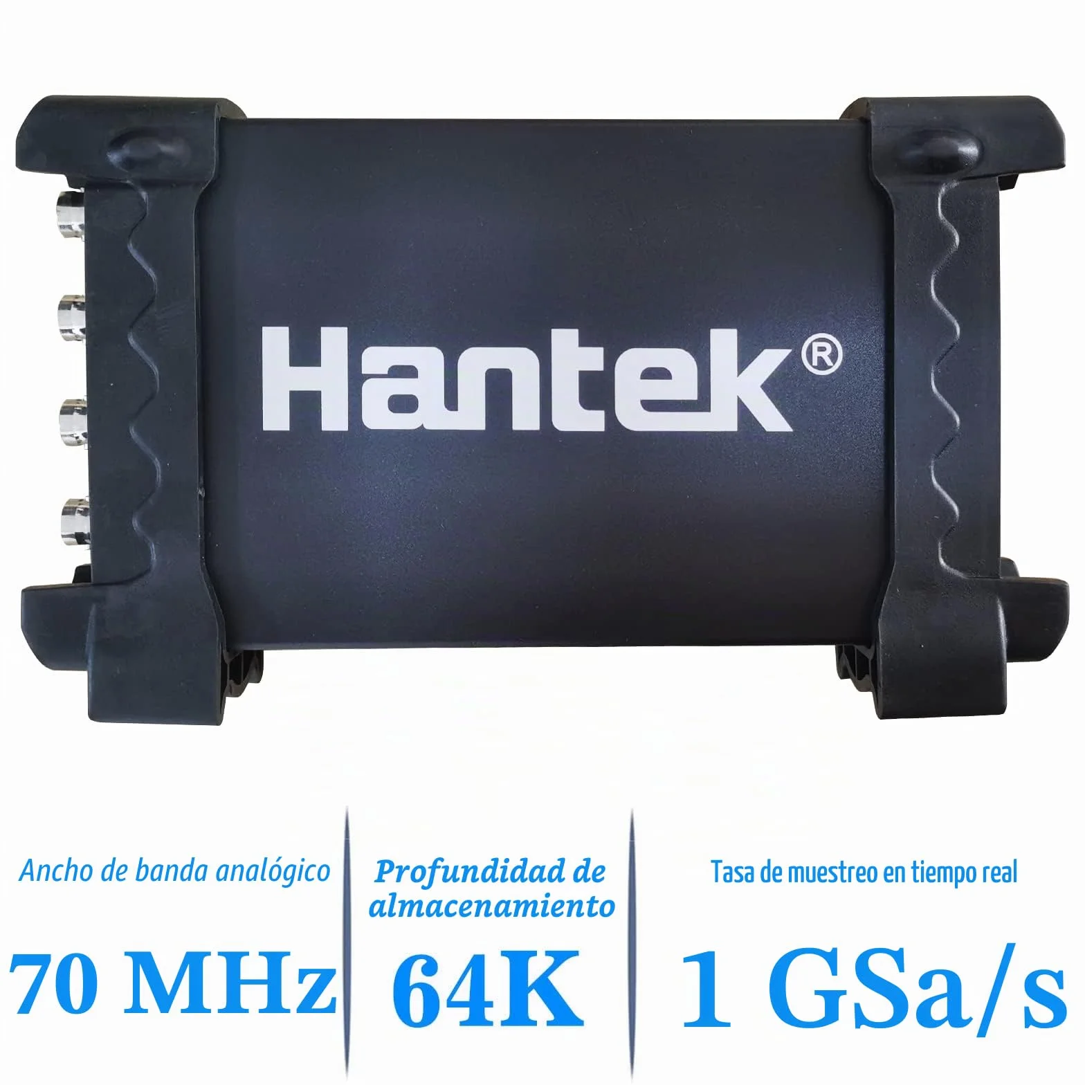 Hantek 6074BC Osciloscopio de almacenamiento Digital de 4 canales 1 GSa/s Ancho de banda 70Mhz Hantek PC basado en USB