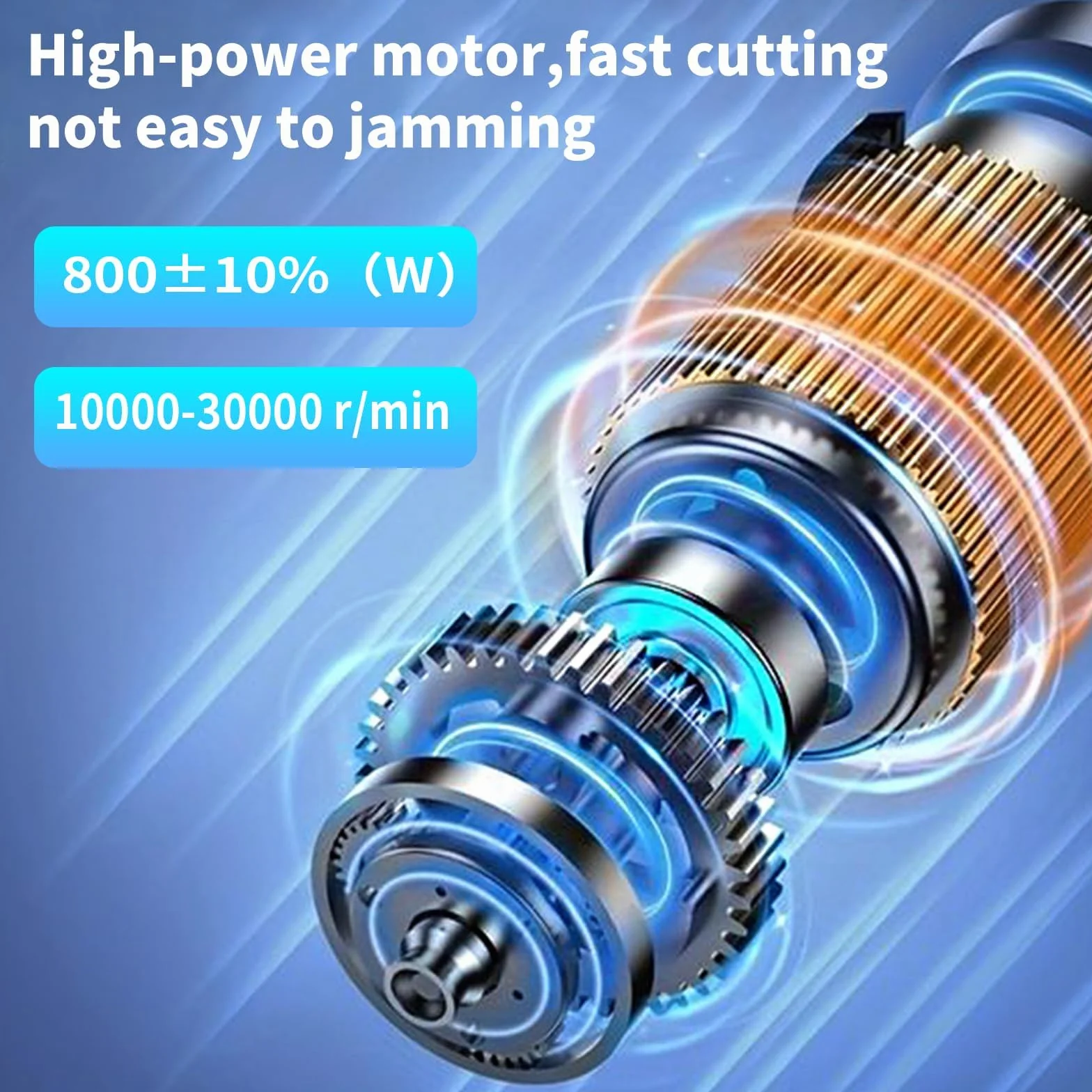 Twotrees Fresa de madera profesional de 800 W, 30000 rpm, fresadora CNC compacta para fresadora TTC450 Pro, con pinzas de sujeción de 1/4 pulgadas