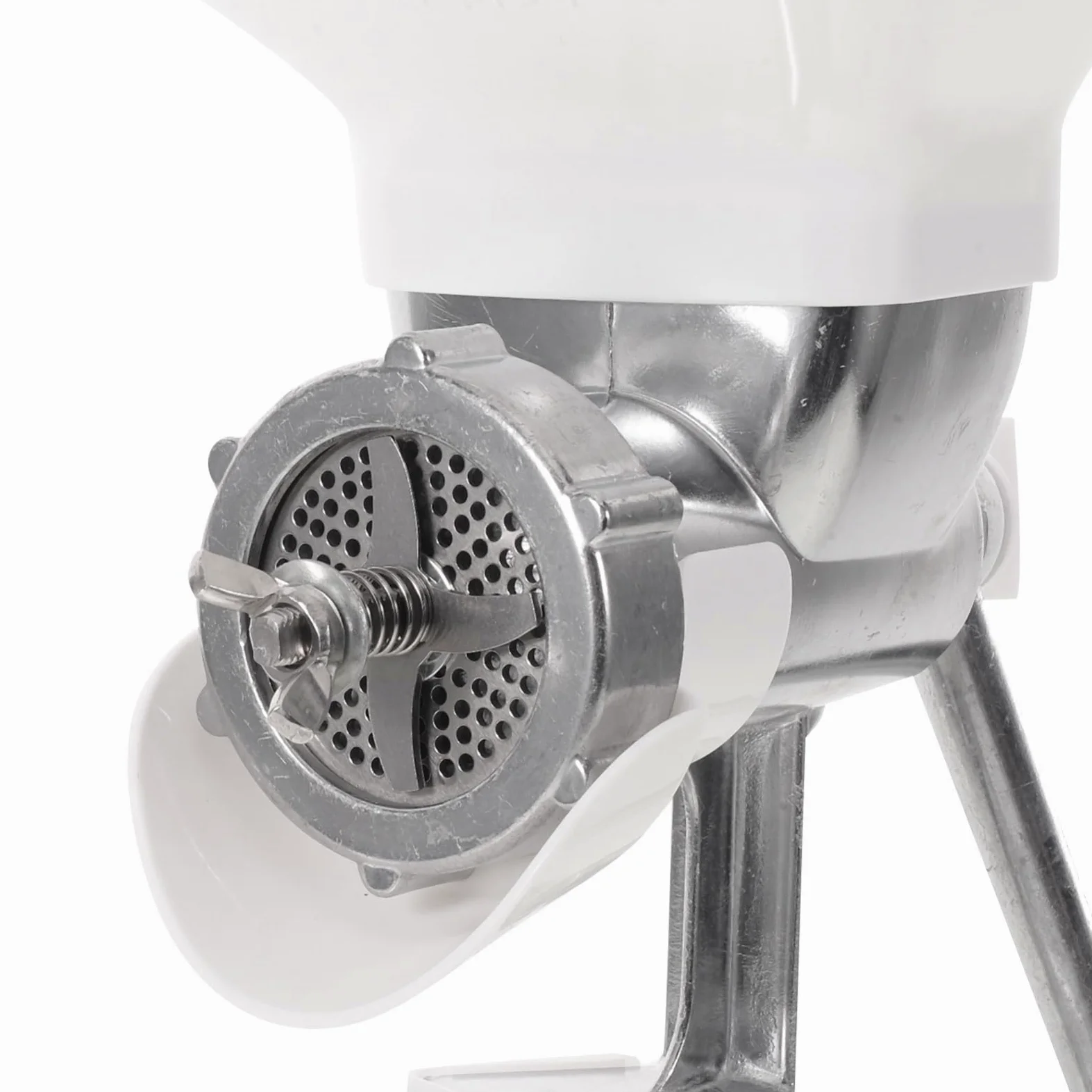 ibasenice Máquina Manual Estructura Resistente de Hierro y Plástico para Pellets de Alimento para Gallinas y Patos Adecuado para Granjas y Patios Domésticos
