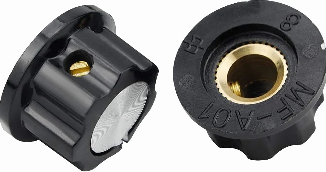 Potenciómetro De Baquelita Tapón Sombrero GTIWUNG 25 Piezas A01 Giratorio Perillas Control de Volumen
