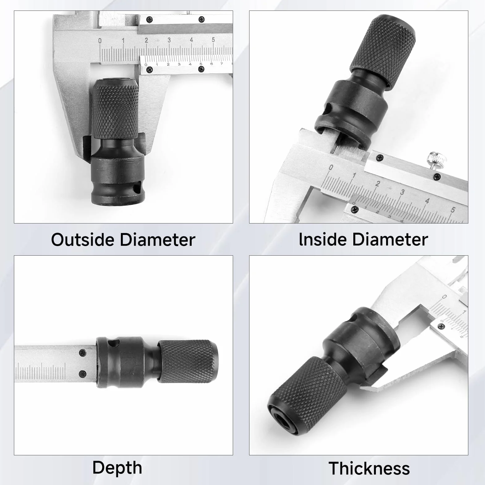 Pie de Rey 0-150mm Calibrador Precisión 0.02mm Herramienta Medición