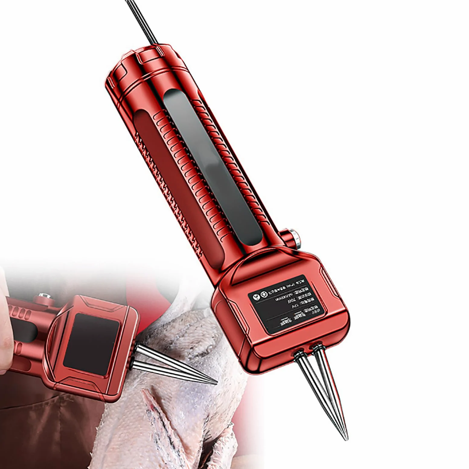 Desplumador eléctrico rápido de aves de corral, máquina de desplumado de pollo de mano, herramienta automática portátil de desplumado de aves de corral, cabeza cónica de acero inoxidable 304 y