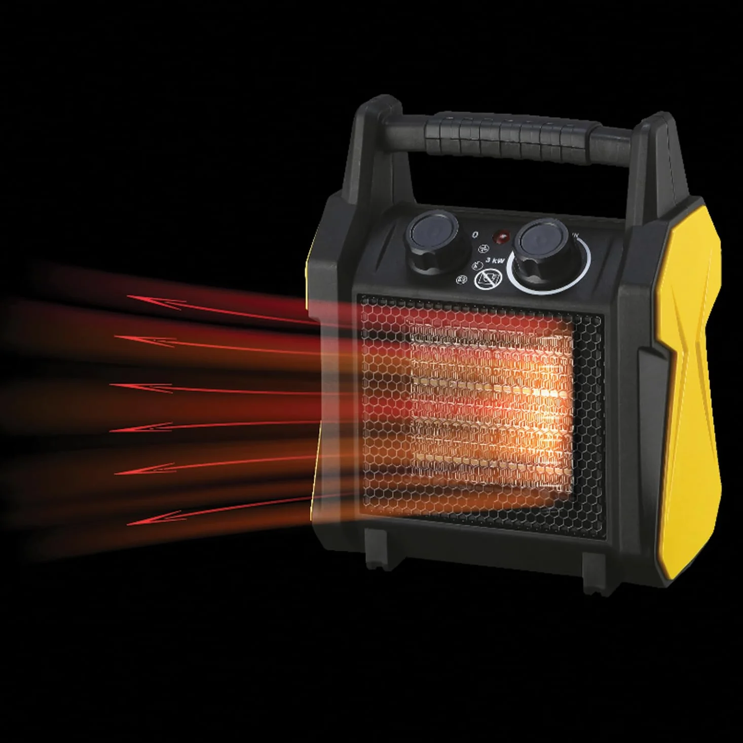 Generador de aire caliente industrial cerámico 3KW