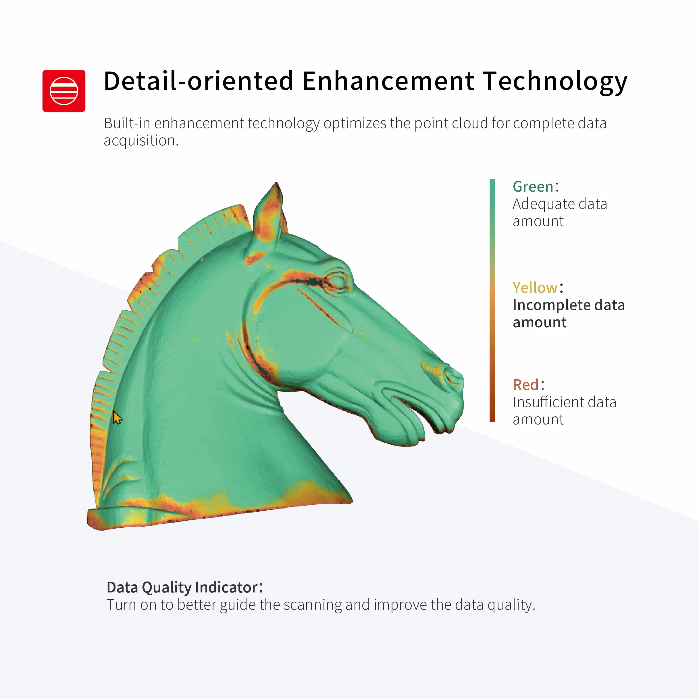 Escáner 3D de mano Einstar brillante 3D con tecnología de mejora orientada a los detalles Soporte de escaneo de cabello y cuerpo, Escáner 3D de datos de alta calidad para impresora 3D