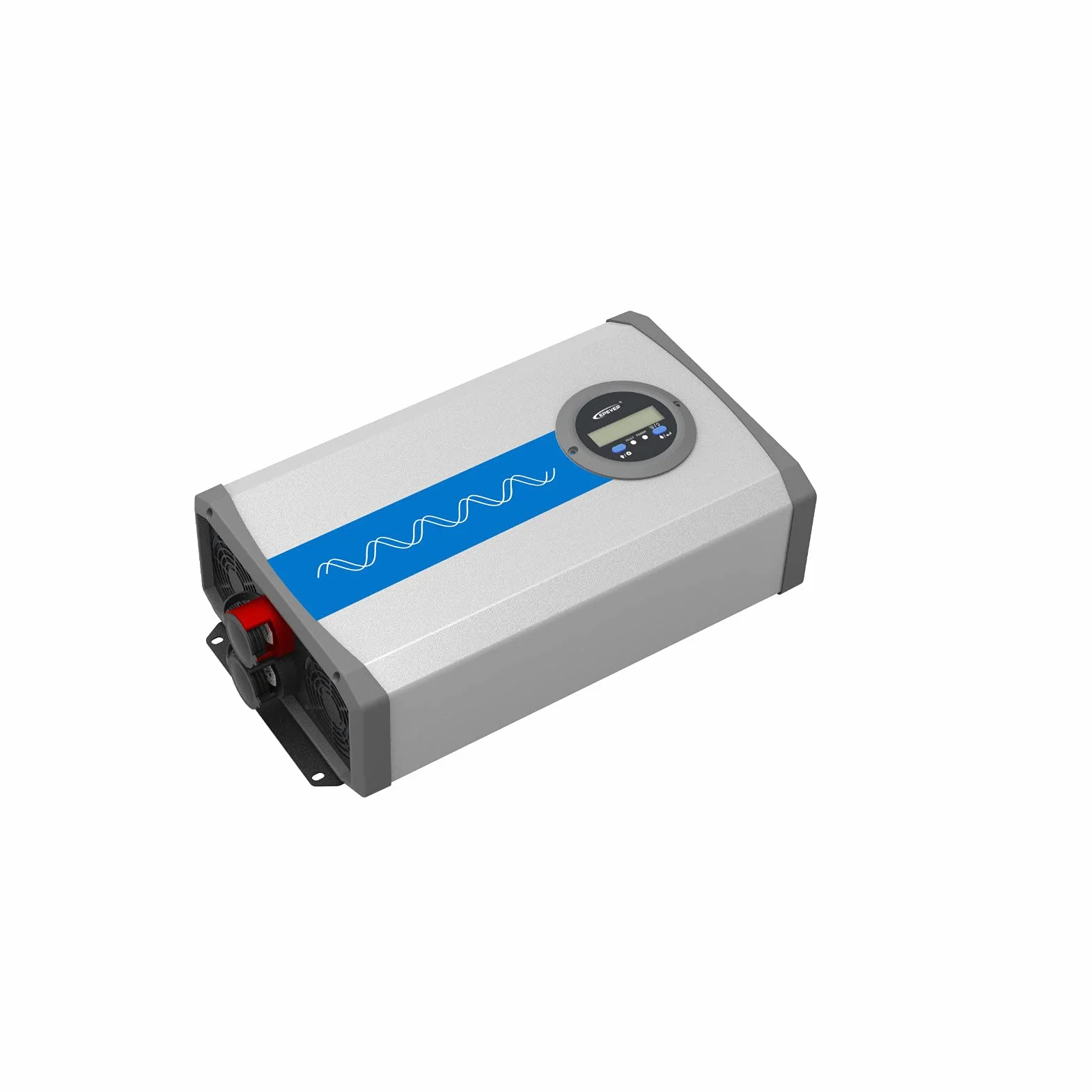 EPEVER IPower-Plus Series IP1500-12 Plus, convertidor de Voltaje de Onda sinusoidal Pura de 1500W de 12VDC a 230VAC con Pantalla LCD, Ideal para Sistemas Fuera de la Red y Dentro del vehículo