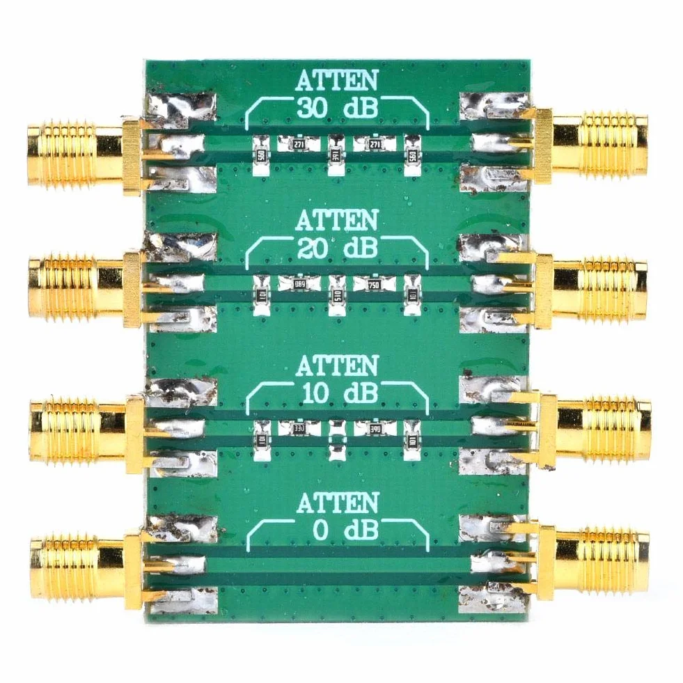 Atenuador de Radiofrecuencia 50Ω, Resistencia Estable para Ajuste de Señales en Circuito RF