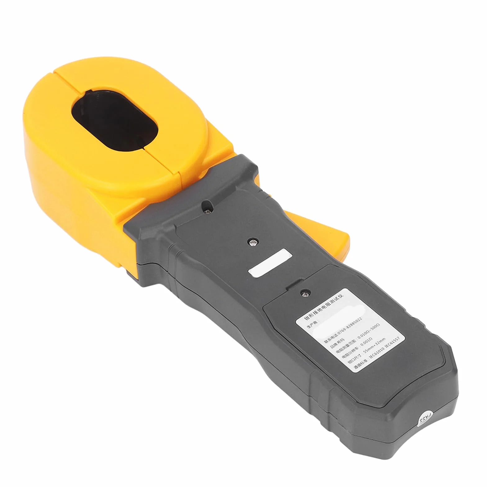 Medidor de Resistencia a Tierra con Abrazadera, Medidor de Resistencia a Tierra con Abrazadera Digital LCD para Pruebas de Tierra Precisas y Confiables
