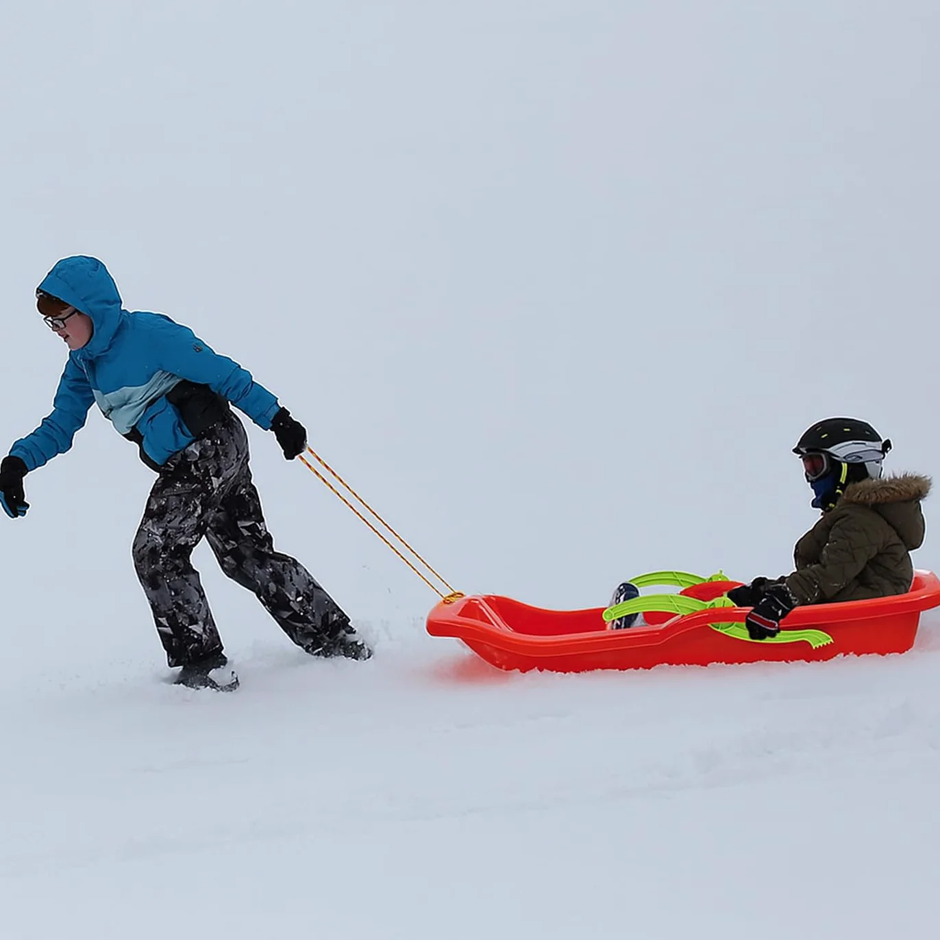 Jamara Snow Play Bob Karol 80cm Rojo con Frenos