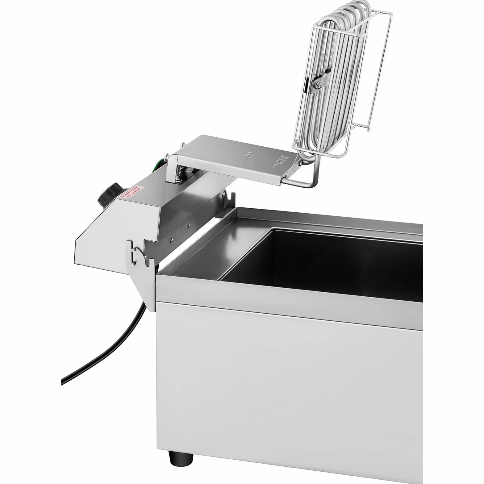 Royal Catering Freidora Eléctrica Para Hostelería 16 Litros 230 V RCEF 16EB (3.500 Watt, Grifo De Vaciado, Temperatura: 50-200 °C)