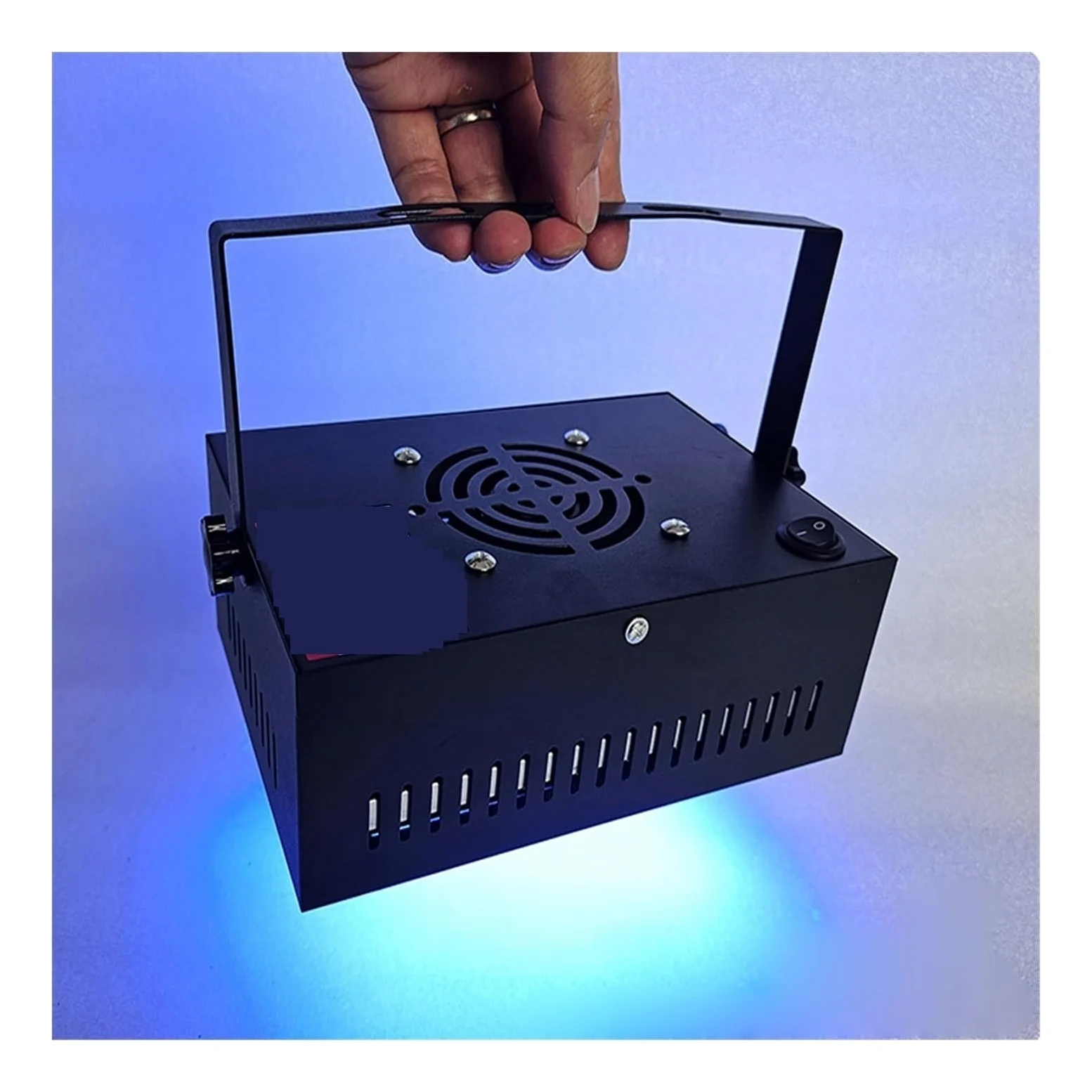 lámpara de curado UV, Taza De Foco UV Refrigerada Por Aire, LED Alta Intensidad, Pegamento Sin Sombras Portátil, Resina Tinta Verde, Impresión 3D, Lámpara Curado Coloidal(800W,395nm)