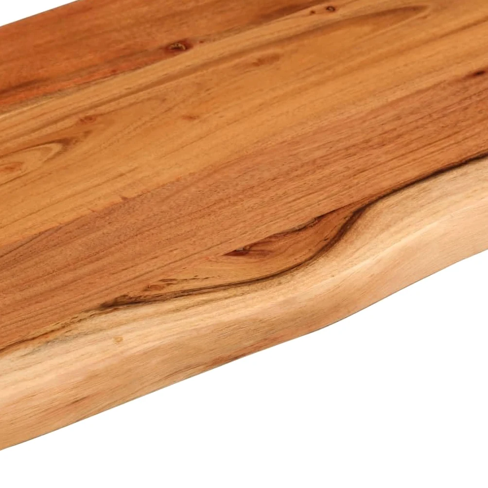 VidaXL Tablero Rectangular Superficie Mesa Auxiliar Madera Acacia Borde Vivo 140x40x3,8 cm