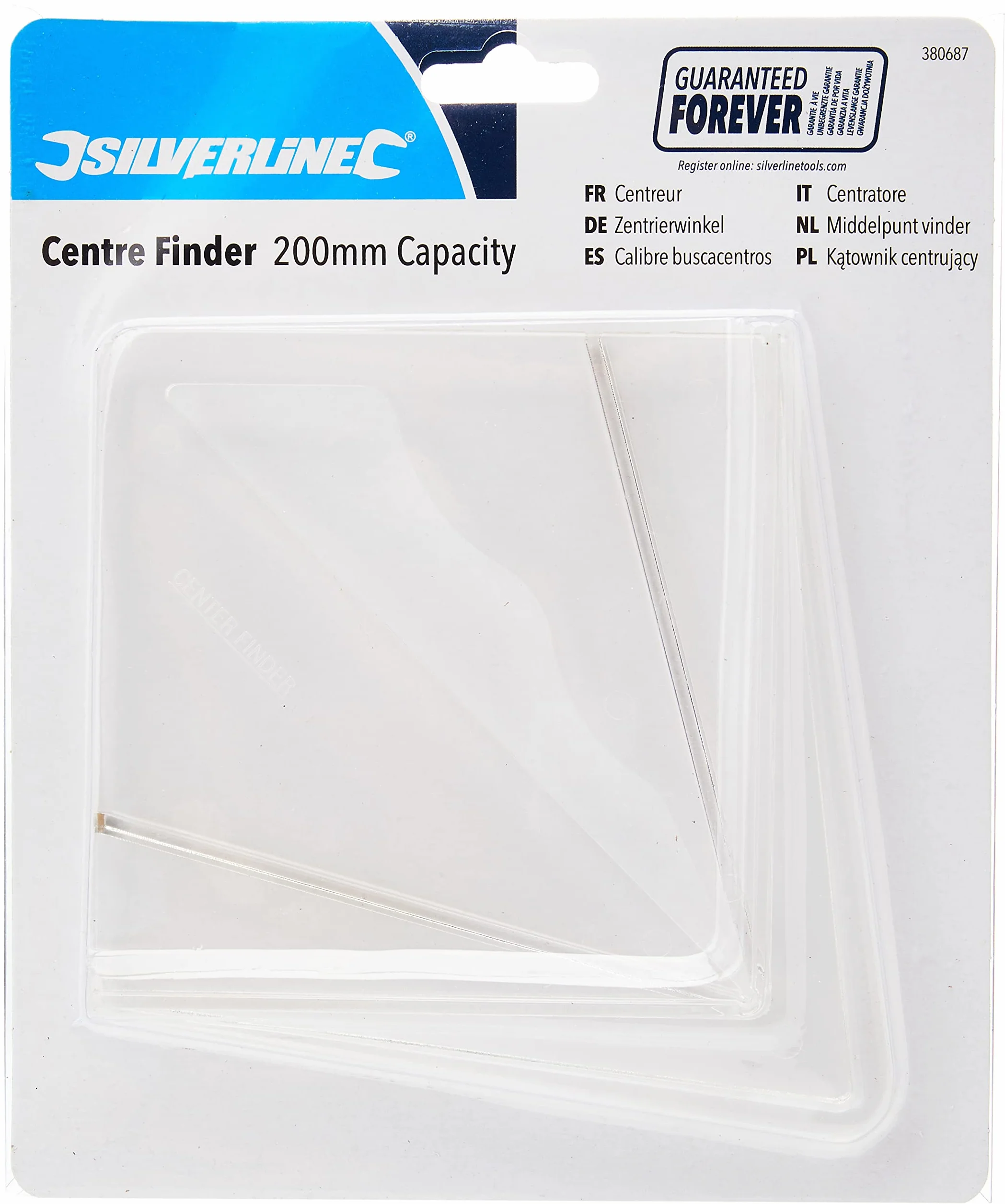 Silverline Tools Calibre Buscacentros 200 mm