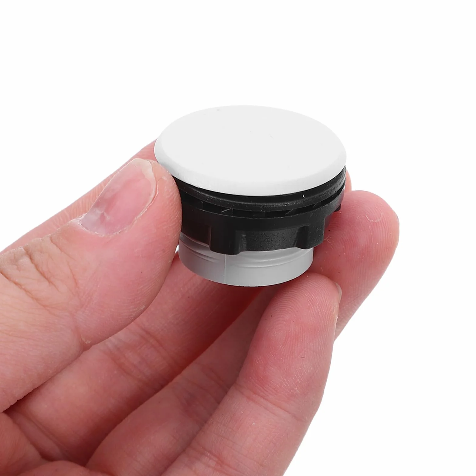 Veemoon Tapones para Panel Eléctrico 22mm Gris, Protector Botón Pulsador Plástico, 50 Unidades