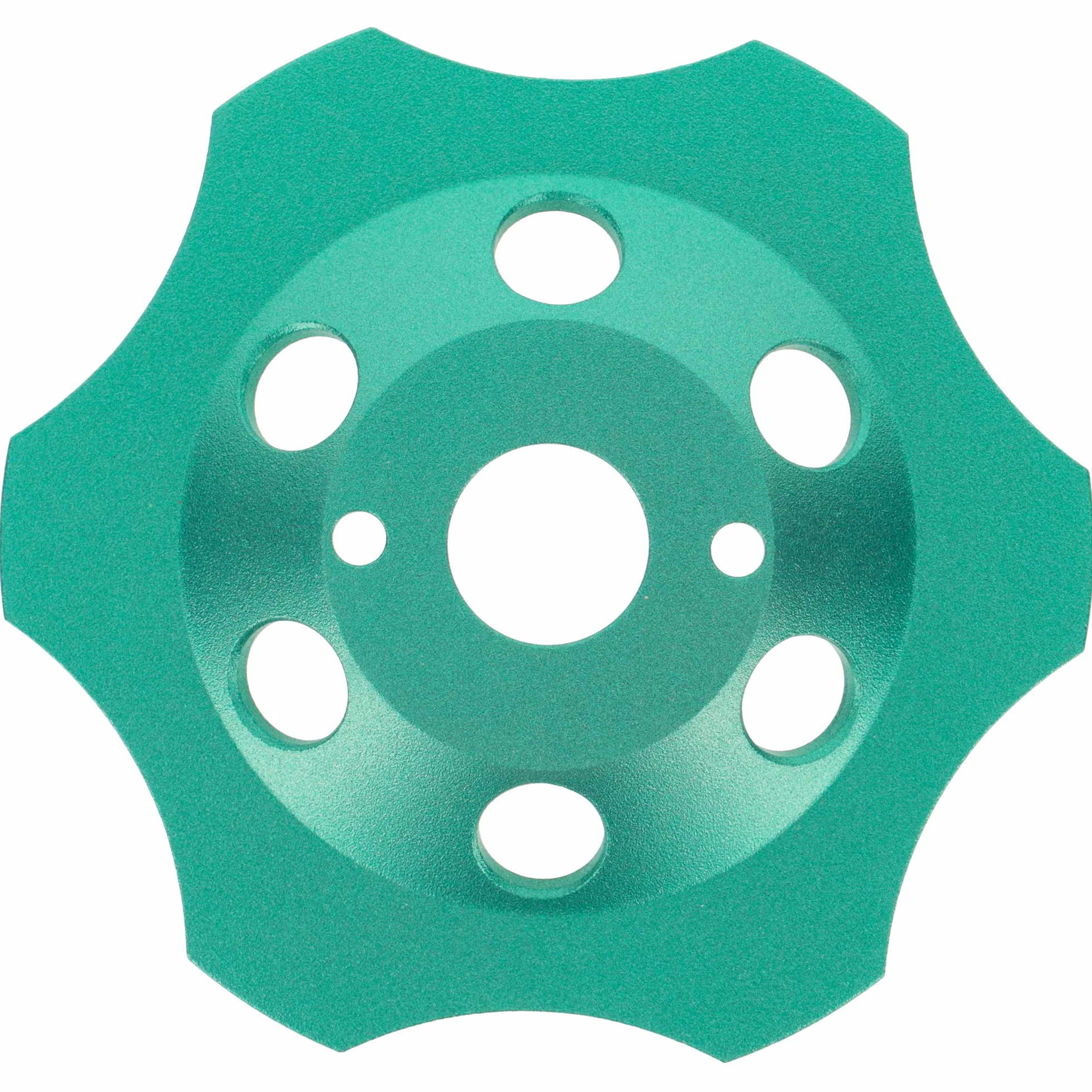 PRODIAMANT Muela de copa de diamante PCD premium 125/22,2 6 segmentos verde PDX829.793