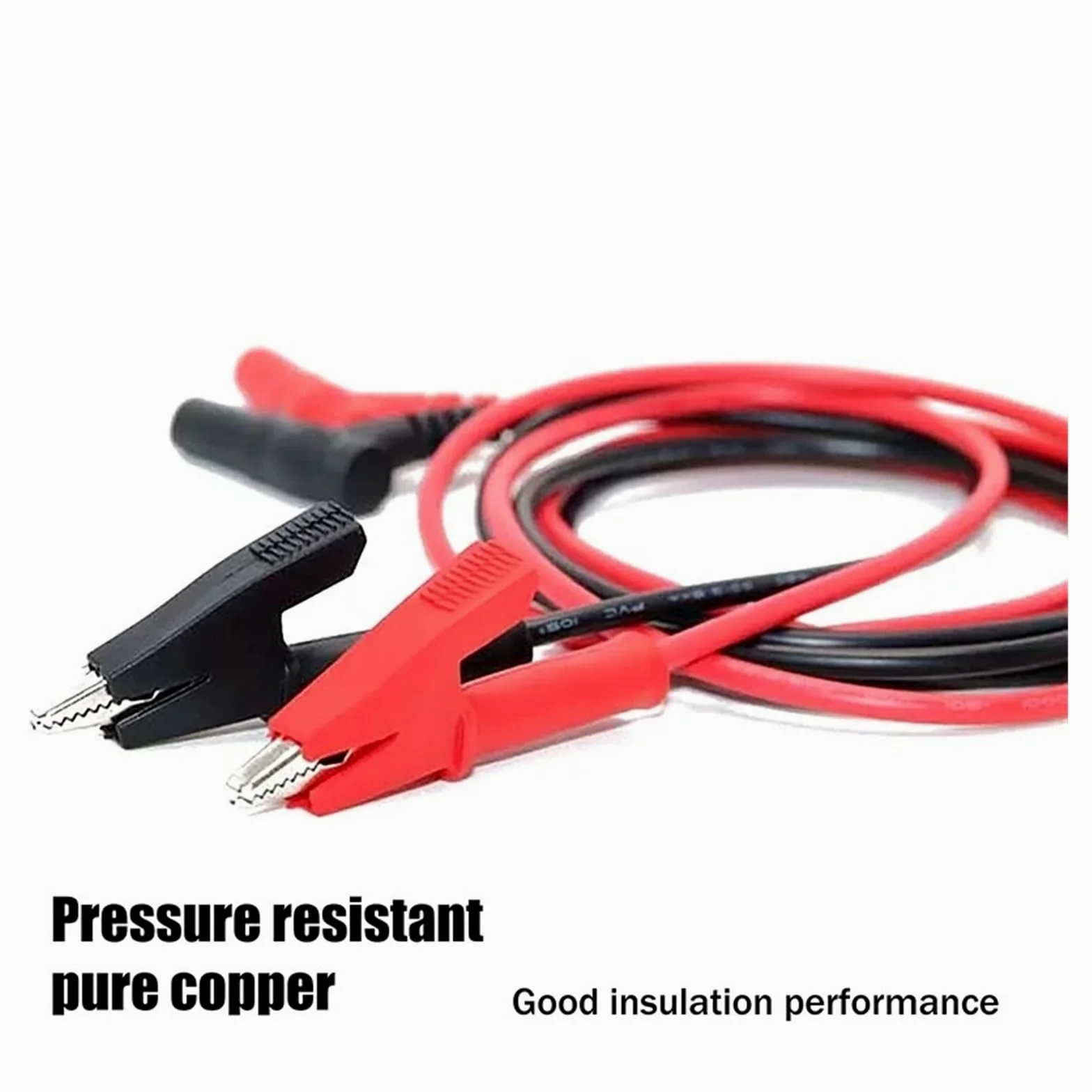 20A 90cm Banana to Crocodile Clip Test Lead Dual Probe for Multímetro