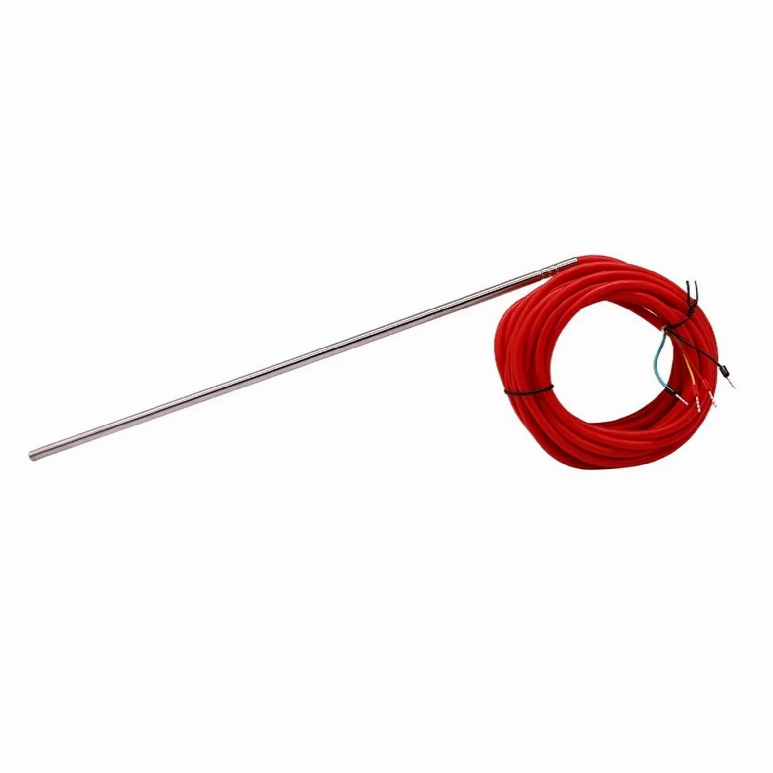 3 uds 6*310mm A clase 4 cable tipo PT100 Sensor sonda de temperatura resistencia térmica Pt100(Cable length 4m)