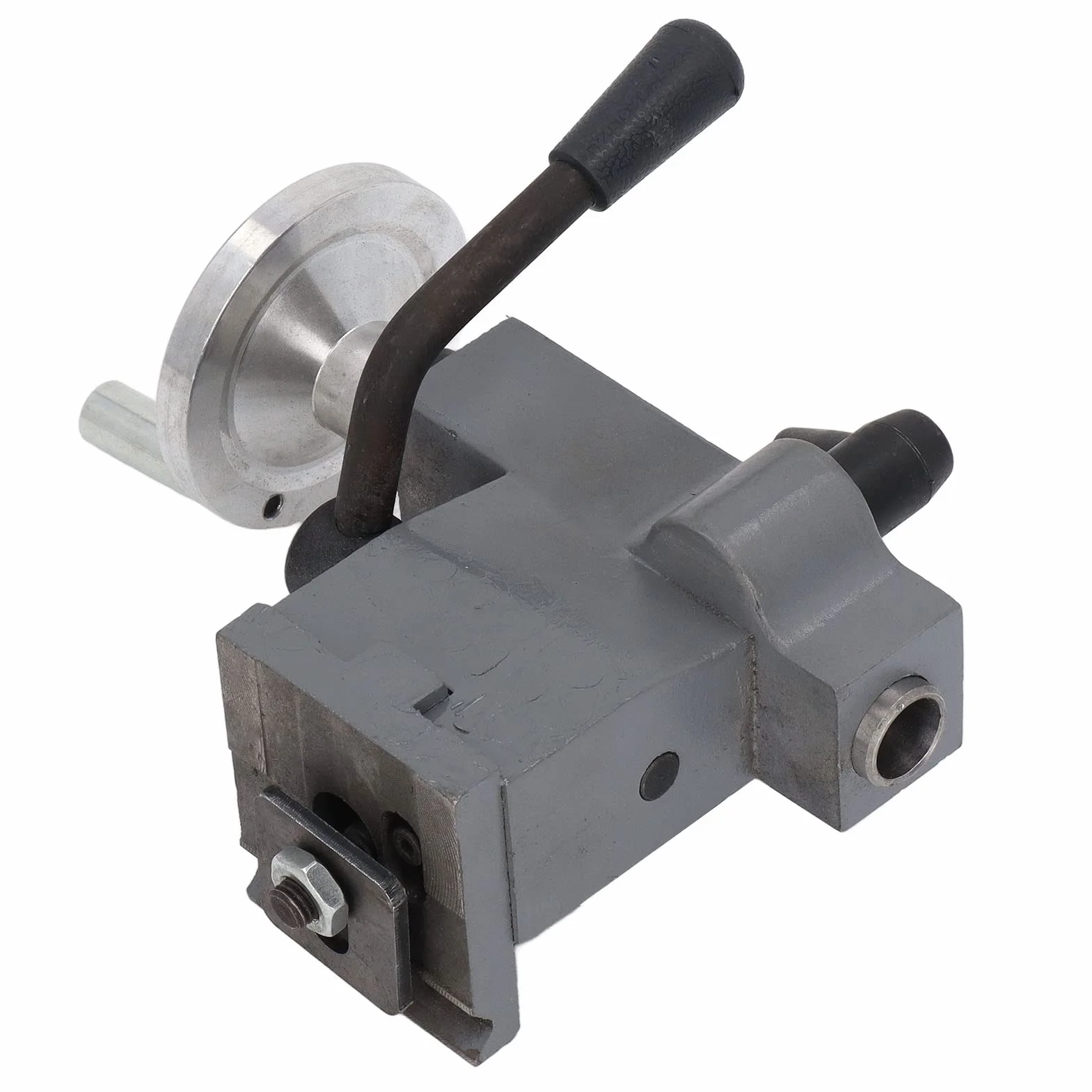 Contrapunto de Torno de Aluminio Fundido a Presión, Accesorios de Mini Torno, Contrapunto de Montaje Central Trasero de Mini Torno, Potencia de Repuesto de Contrapunto, Tornos de