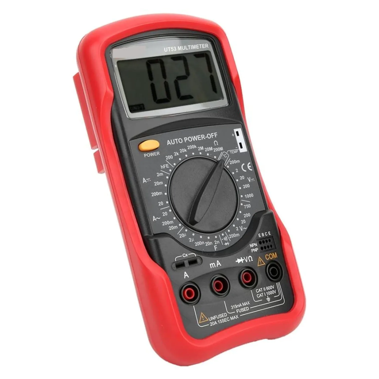 Generador de señal Actual Multímetro Digital Voltímetro Amperímetro Capacitancia Ohmímetro Prueba de Temperatura de diodo/Transistor