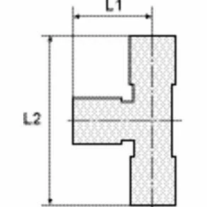 Racor en T, giratorio, forma de L, G 1/4 A, para manguera de diámetro exterior de 6 mm, presión de trabajo máx. 20 bares, acero inoxidable 1.4404.