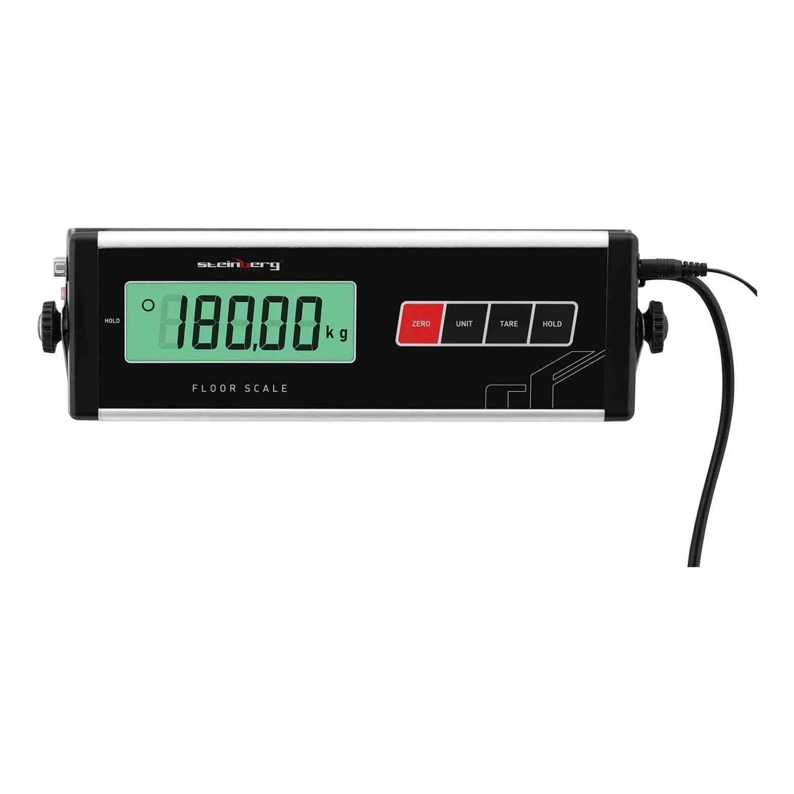 Steinberg Systems SBS-PS-1800 - Báscula para animales (180 kg/50 g, antideslizante, pantalla LCD, báscula para animales pequeños, báscula veterinaria)