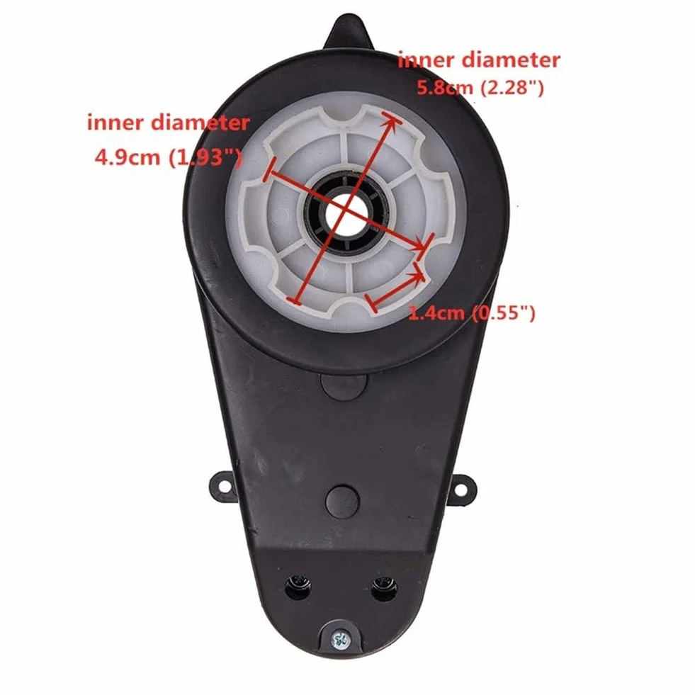 Caja de cambios 24 V 550 motor CC 20000 rpm para coche niños eje 12 mm compatible RS550