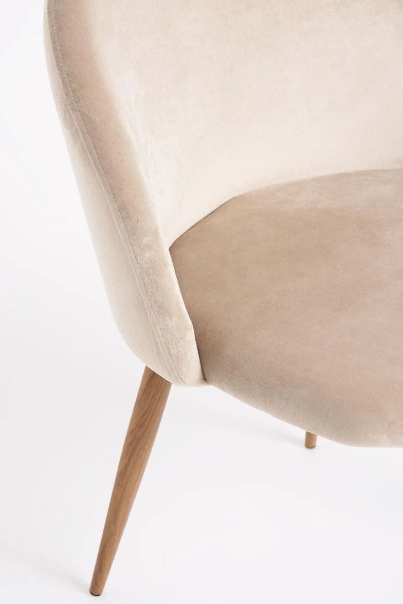 Regalos Miguel - Packs Sillas Comedor - Pack 4 Sillas Vint Terciopelo - Beige