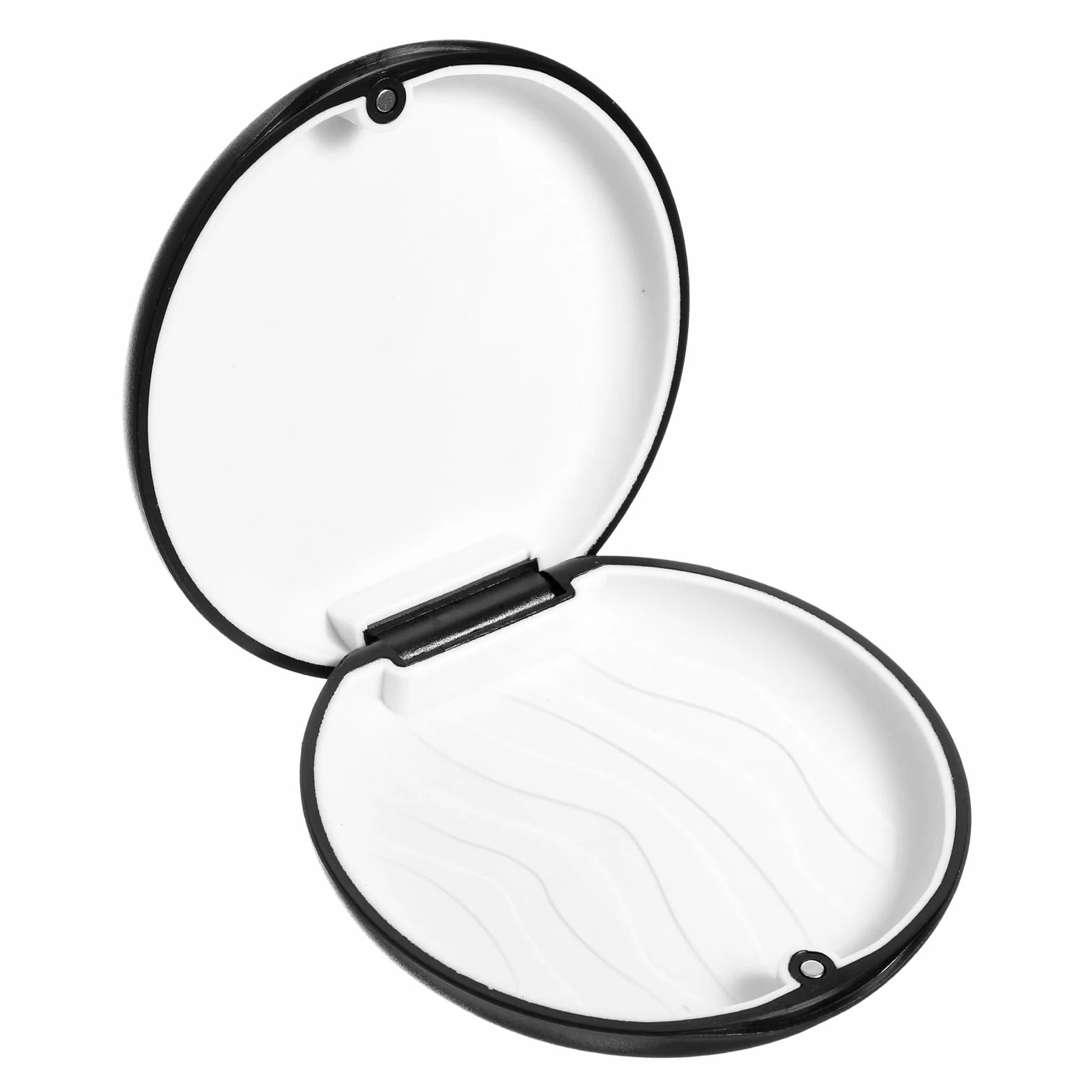 GRetain Case - Estuche protector bucal de silicona, delgado, cierre magnético, para retención de ortodoncia, estuche para dentaduras postizas, color azul