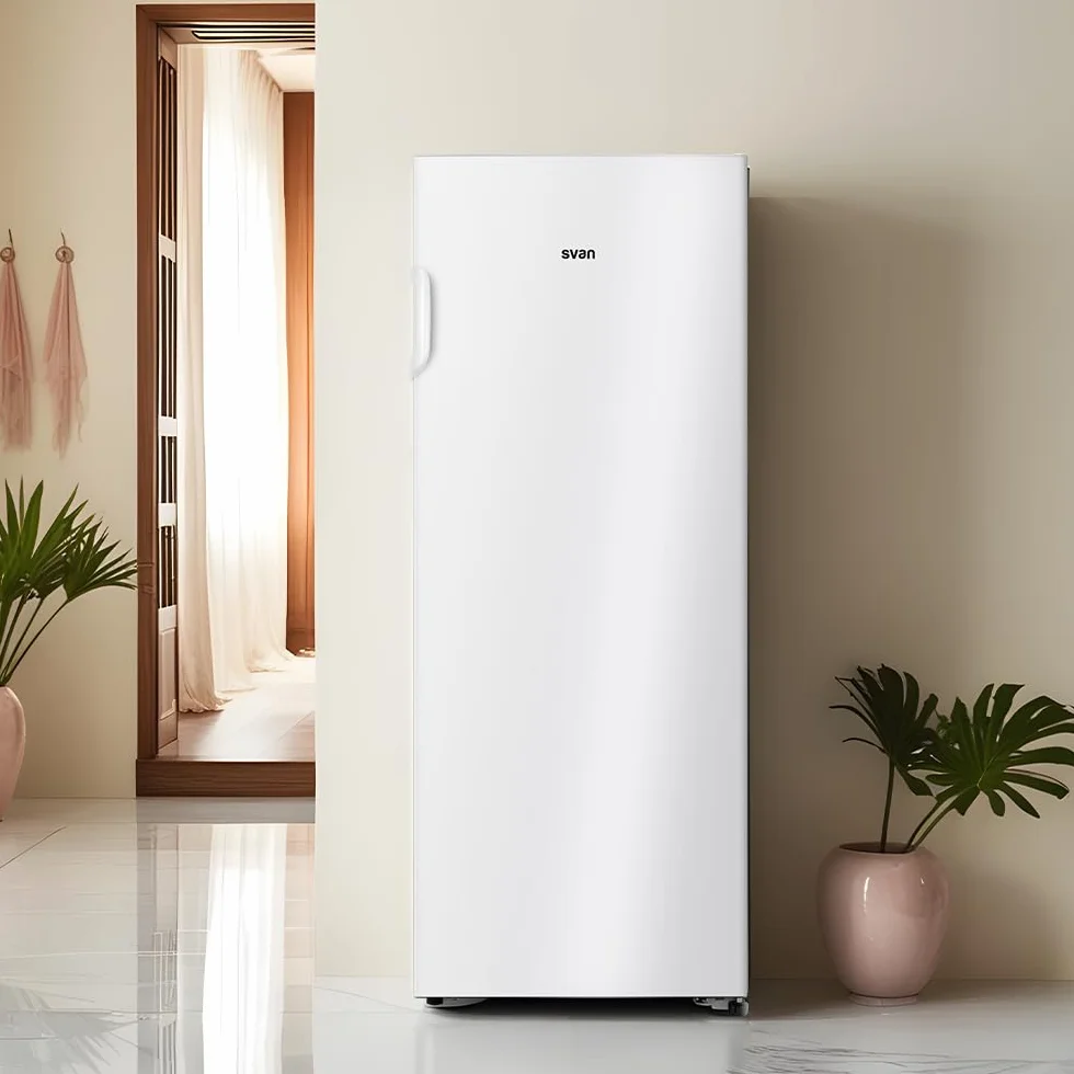 Svan Congelador Vertical Blanco SCV145501E 165 L Eficiencia Energética Clase E