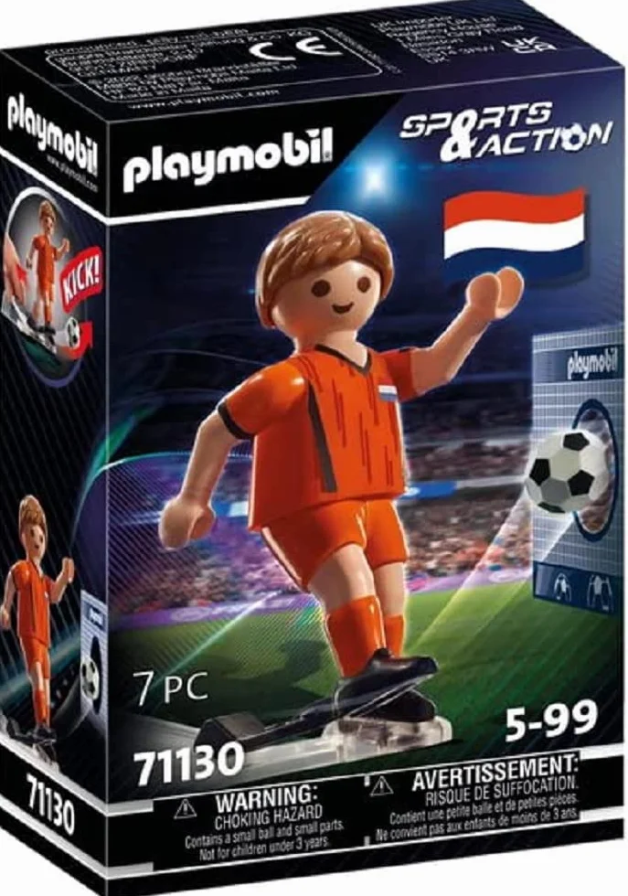 PLAYMOBIL Jugador de Fútbol Países Bajos 71130