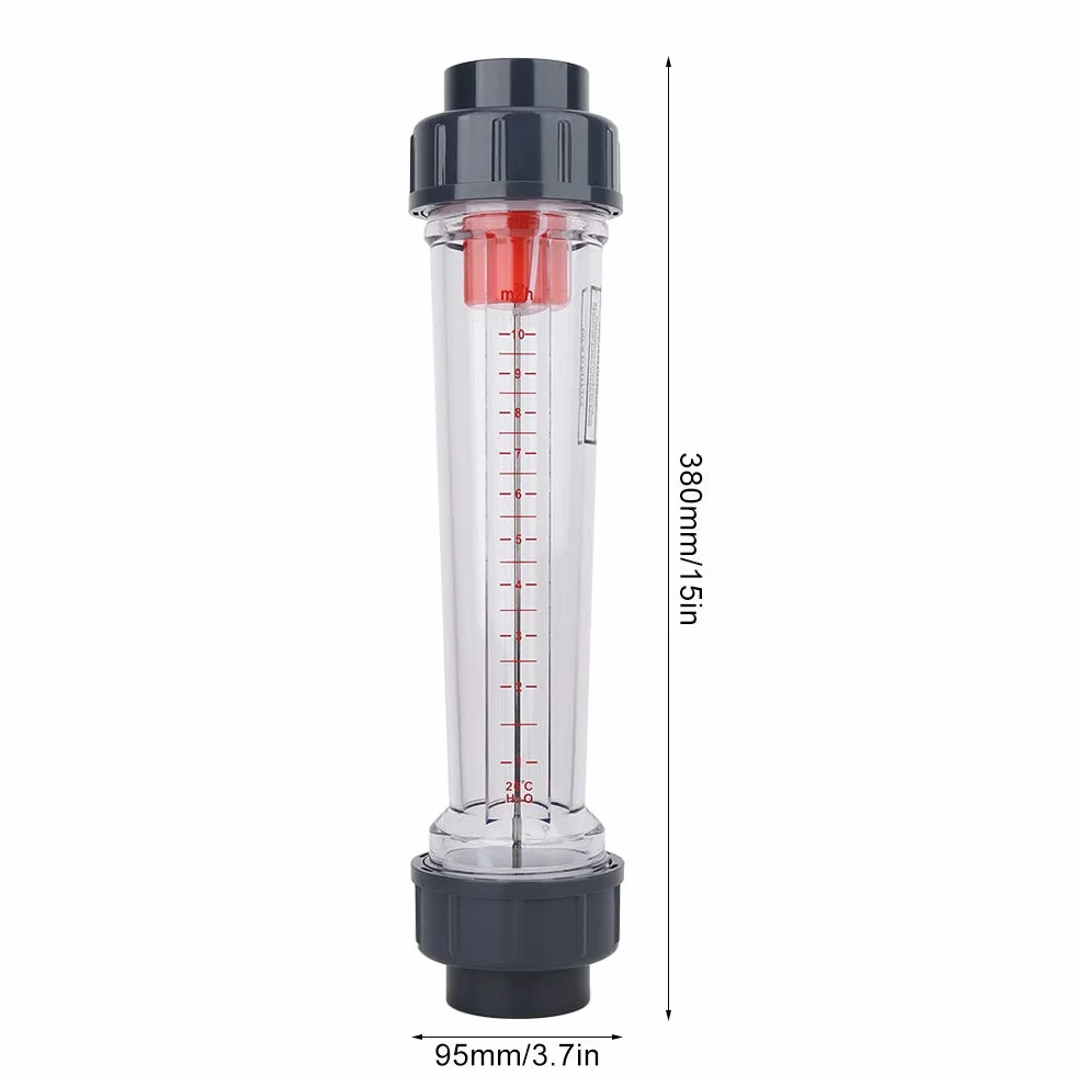 Caudalímetro de Plástico Líquido LZS-40 (D) 1-10m³/H Alta Precisión Flujo de Agua