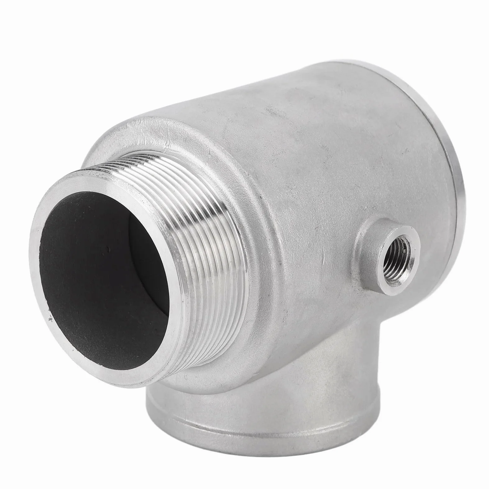 Válvula de retención de 16 MPa, válvula de retención de resorte para bomba de agua de 5 vías, válvula de control hidráulica de aleación de aluminio con roscas macho y hembra para