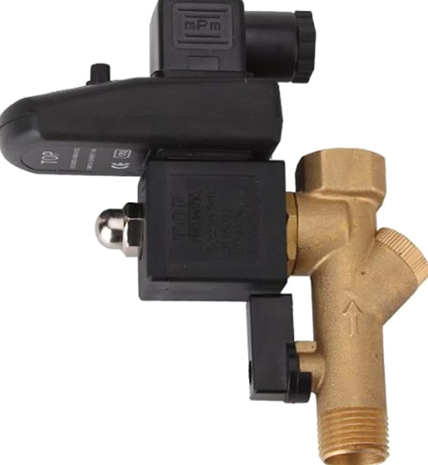 Válvula de drenaje electrónica automática DN15 de 1/2 pulgada - 24 V/110 V/220 V/380 V para sistemas de aire comprimido (controlador OneColor)