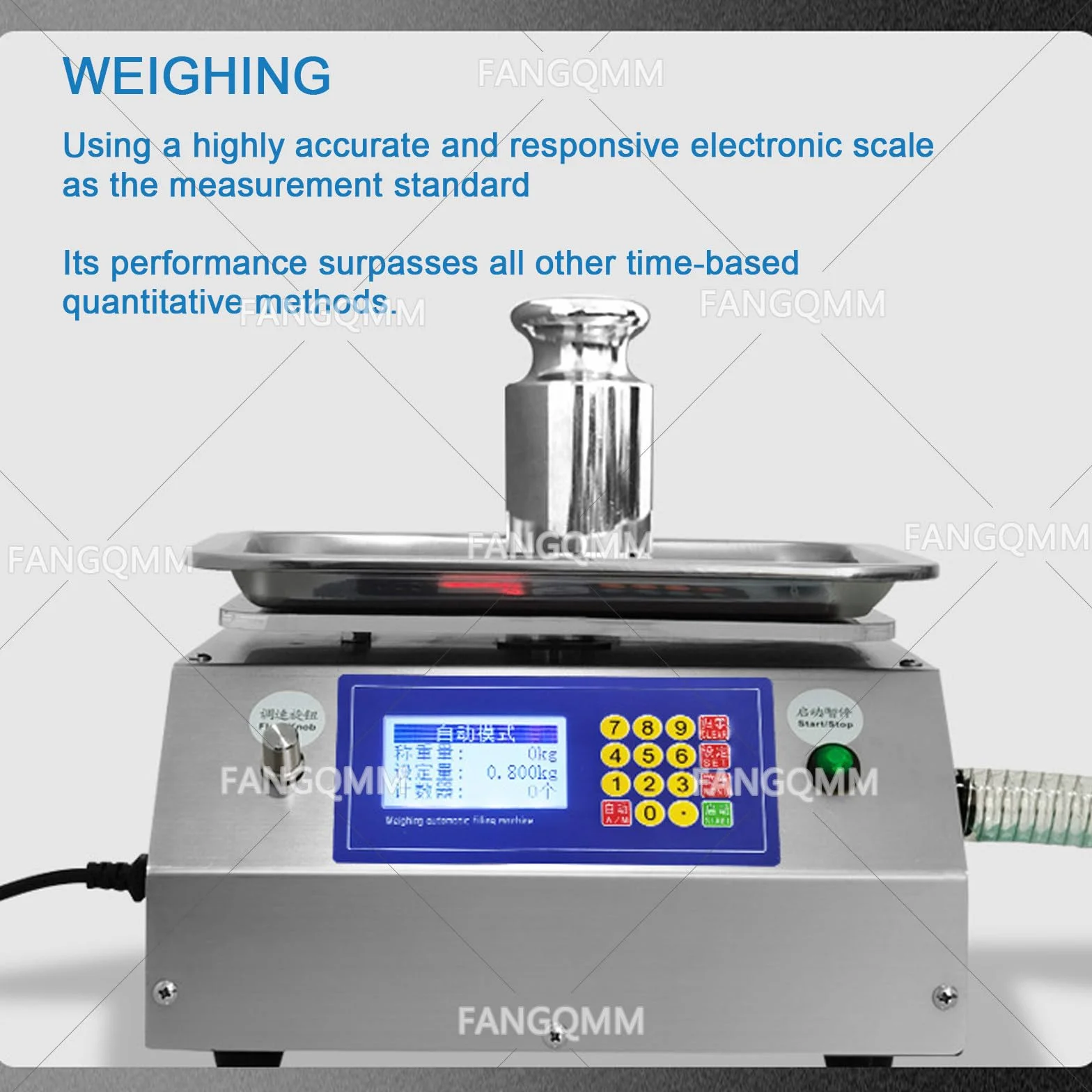 Máquina Automática de Llenado de Líquido, Llenadora de Botellas Bomba Diafragma de Control Digital Máquina de Llenado Automática para Leche, Agua, Vino, Bebidas