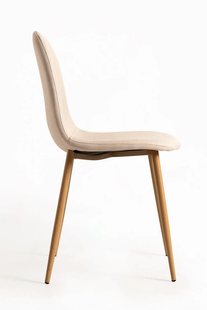 Regalos Miguel - Packs Sillas Comedor - Pack 4 Sillas Teok Tela - Beige