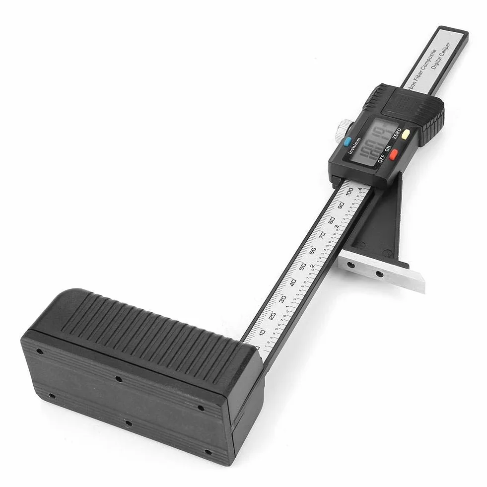Medidor Digital de Altura y Profundidad 0-150 mm Base Magnética Pantalla LCD Plá de Alta Resistencia