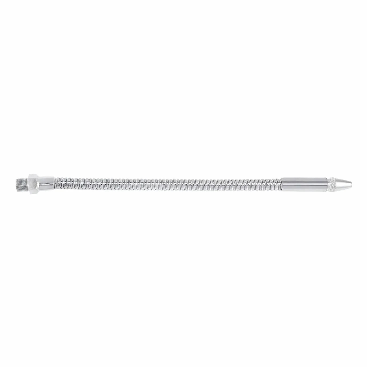 Manguera de metal flexible para máquinas CNC, tubo de refrigeración de agua y aceite de 400-700 mm con boquilla redonda