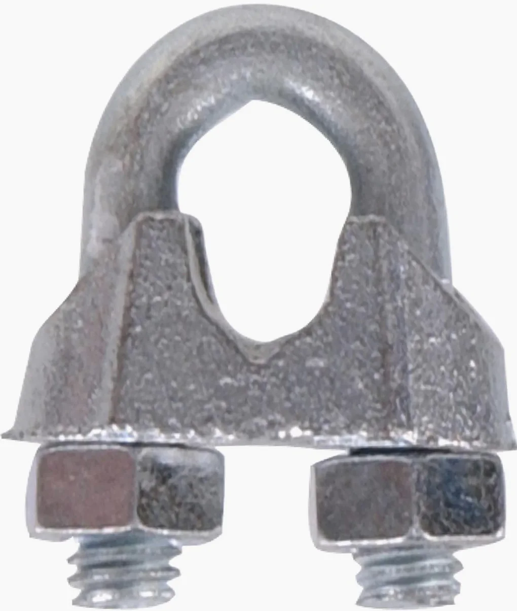 The Hillman Group 310218 - Abrazadera de cuerda de alambre (chapado en zinc, 25 unidades)