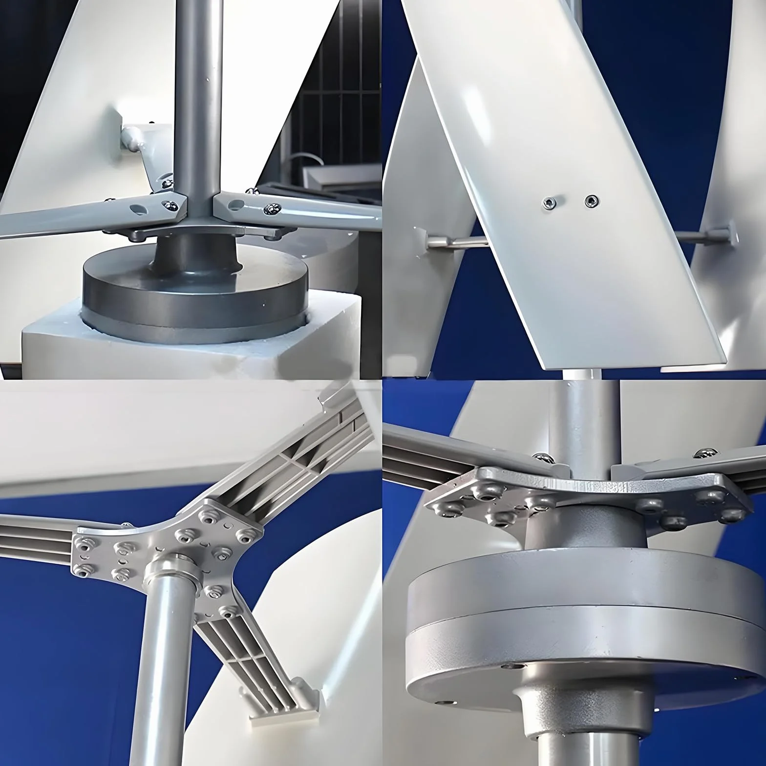 Generador de turbina eólica Vertical de 10000 W/12000 W, 12 V, 24 V y 48 V, con 3 Palas, generador de CC para viviendas, chalets y Sistemas híbridos solares y eólicos. 10000W-48V