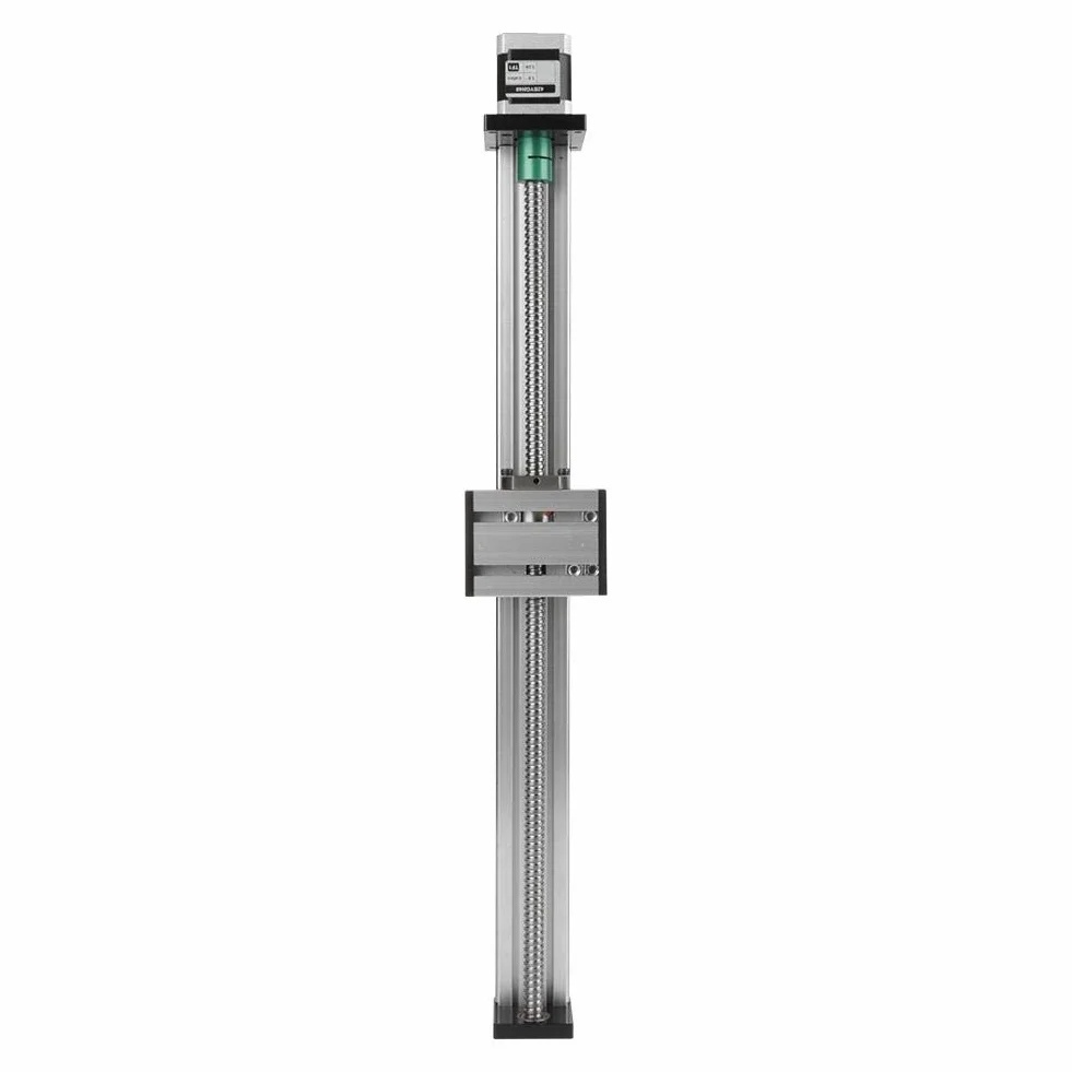 Akozon Tornillo de bola automático CNC Corredera de deslizamiento Actuador de etapa larga Guía de mesa Aluminio 400 mm