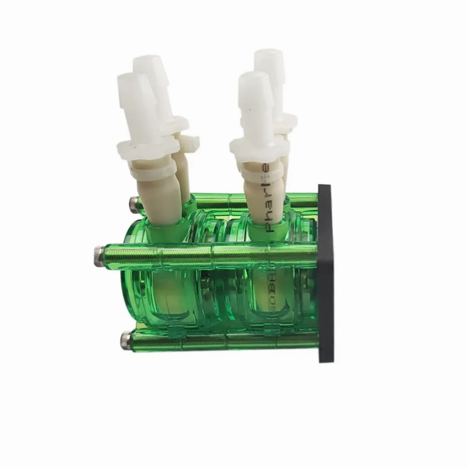 Cabezal de bomba peristáltica doble, reemplazo de bomba de fluido eléctrica libre de contaminación de alta precisión, 1 pieza(DC12v)