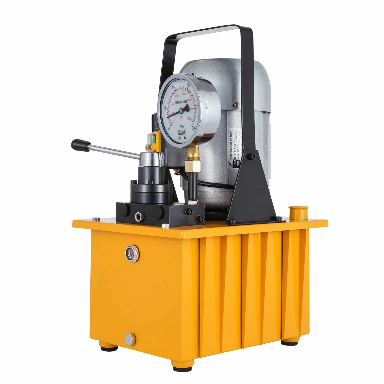 Bomba Hidráulica Eléctrica Bomba Hidráulica Accionada por 10000 PSI Bomba de Doble Acción Eléctrico Hidráulico Bomba Hidráulica Eléctrica de Presión de Aceite