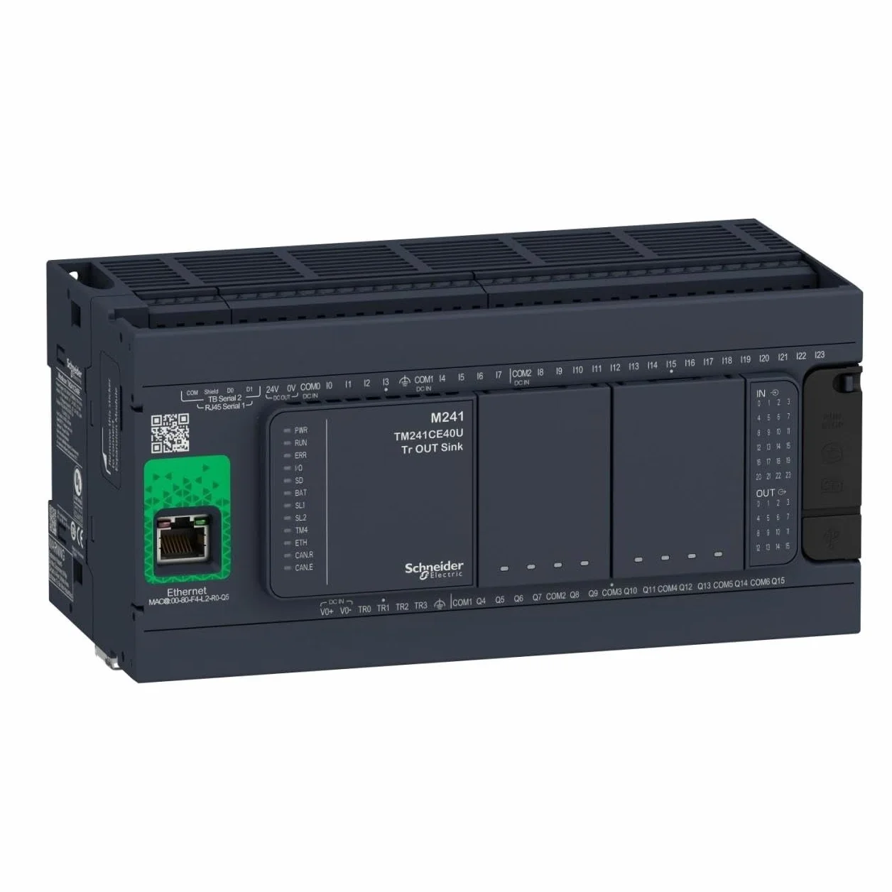 Schneider Electric TM241CE40R Controlador M241 40 Io Relay Ethernet