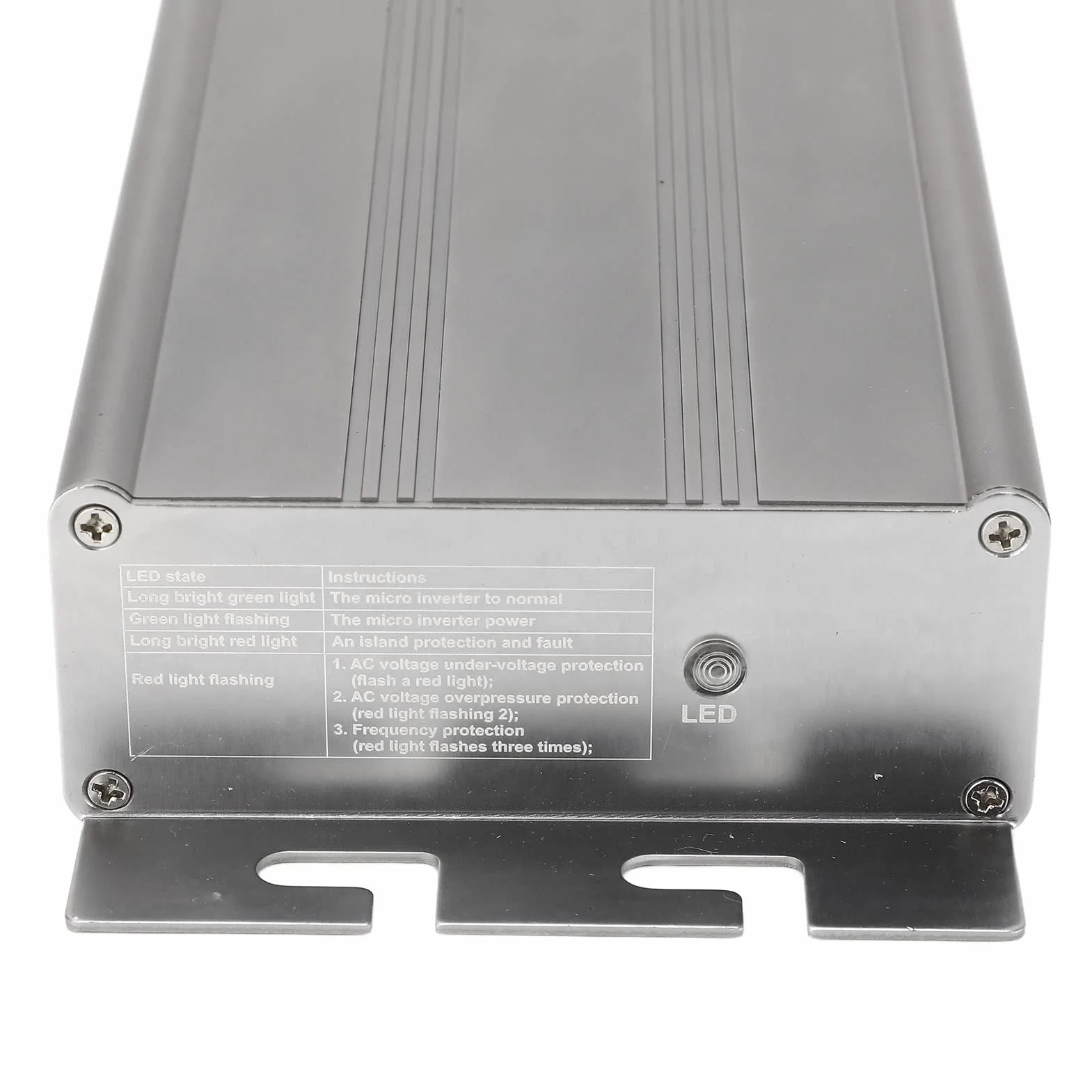 Microinversor Solar, 93% de Eficiencia de Conversión Micro Inversor de Conexión a Red Solar AC230V Onda Sinusoidal Pura MPPT para Oficina (500W)