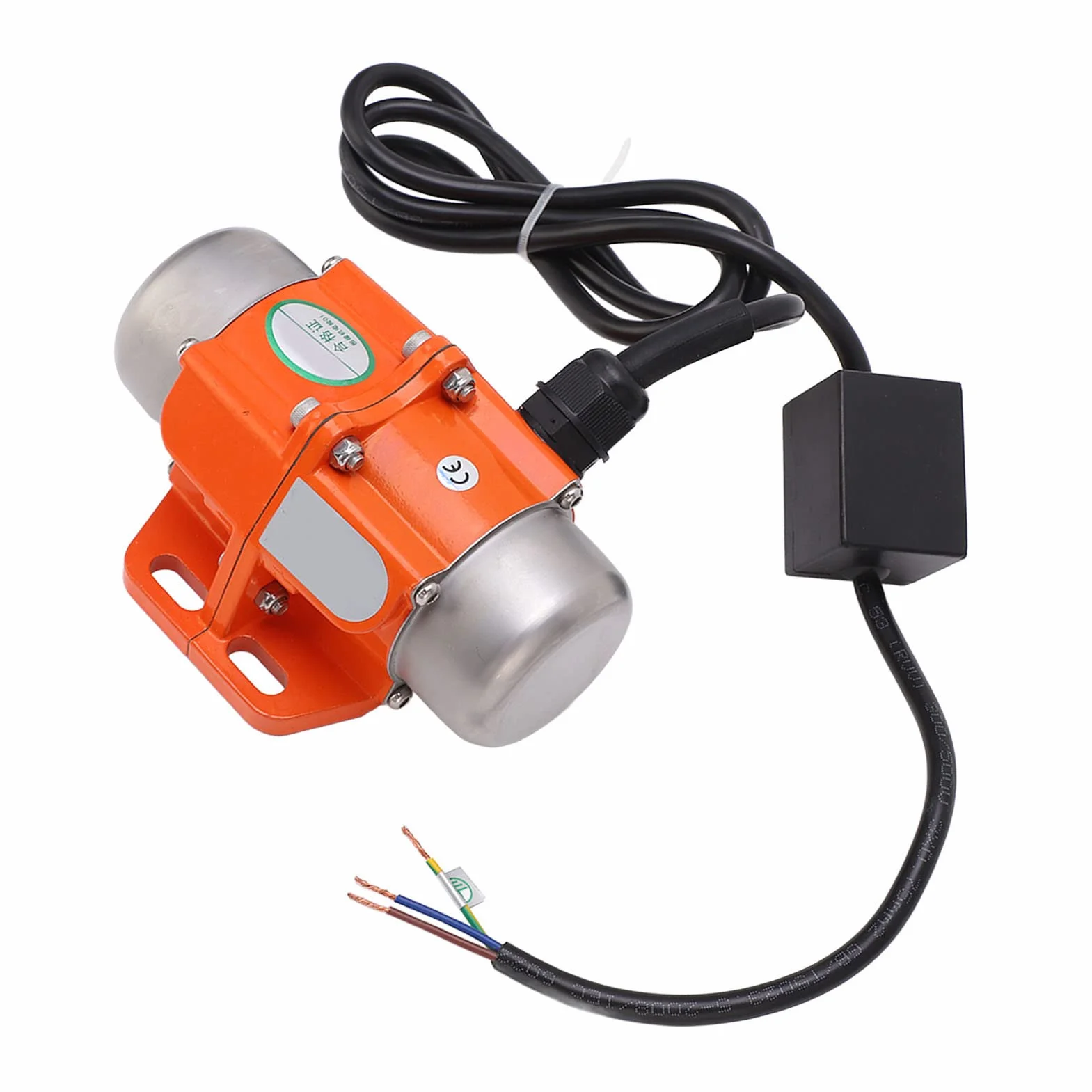 Motor vibrante, motor vibratorio as¨ªncrono de bajo ruido, 220 V, m¨¢ximo 3600 RPM, protecci¨®n IP66 para dispositivos de maquinaria(#4)