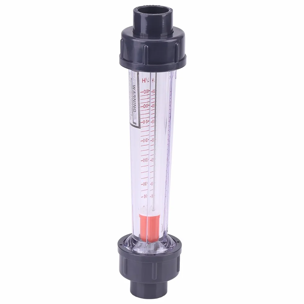 Akozon Rotameter Agua Líquida Medidor Flujo LZS-15 60-600L/H