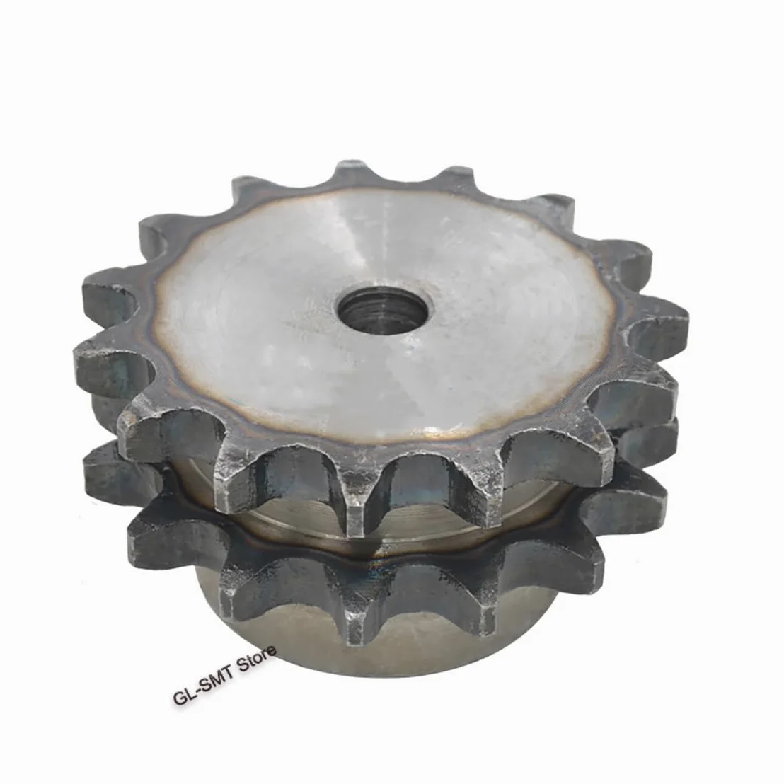 1 Uds 10-25 dientes 45# acero doble fila 08B piñón de transmisión de cadena rodillo de cadena paso de engranaje 12,7mm rueda dentada Industrial(25 Teeth)
