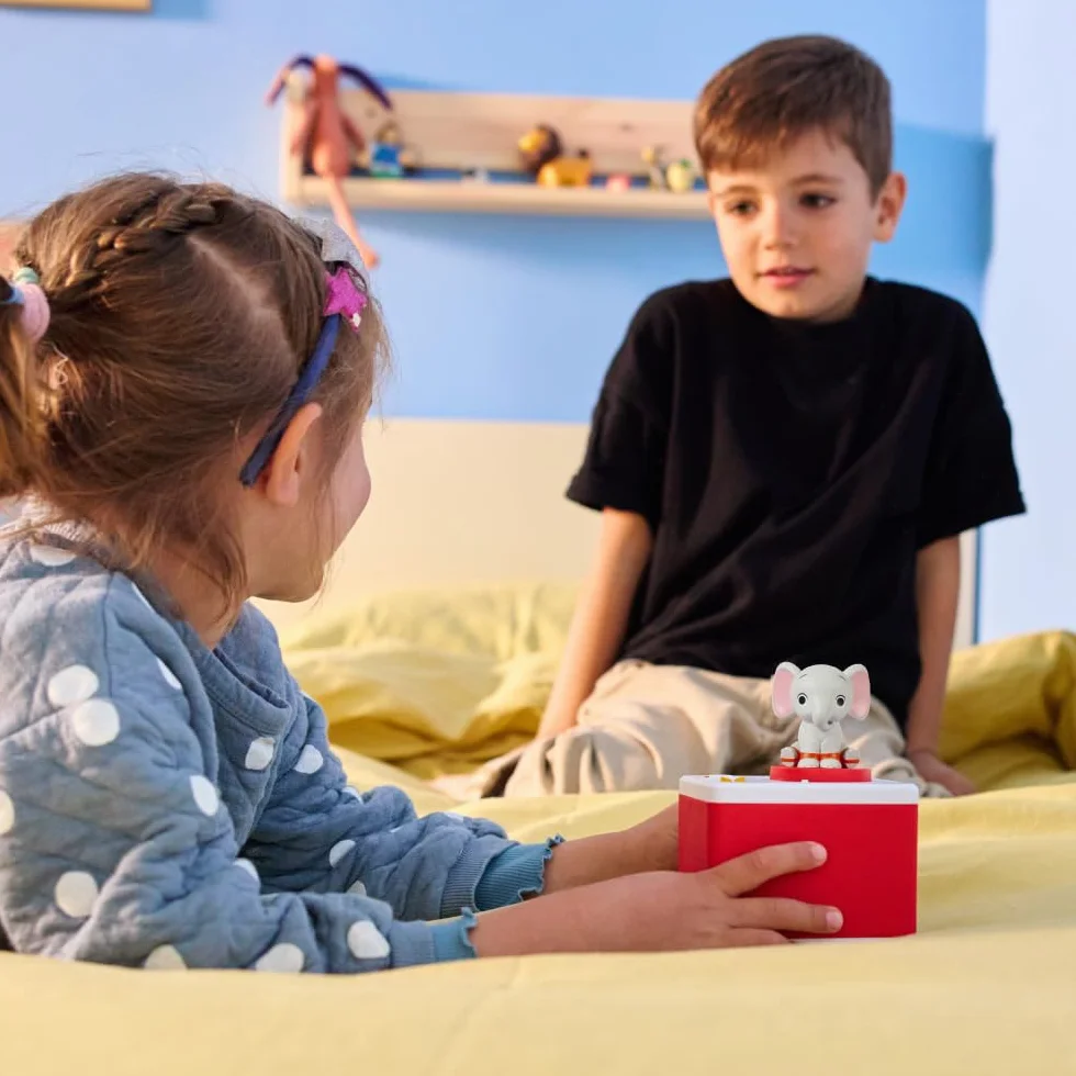 FABA Cuentacuentos para Niñas y Niños, Altavoz con ELE el Elefante, Juego Educativo, Español Desde 3 años