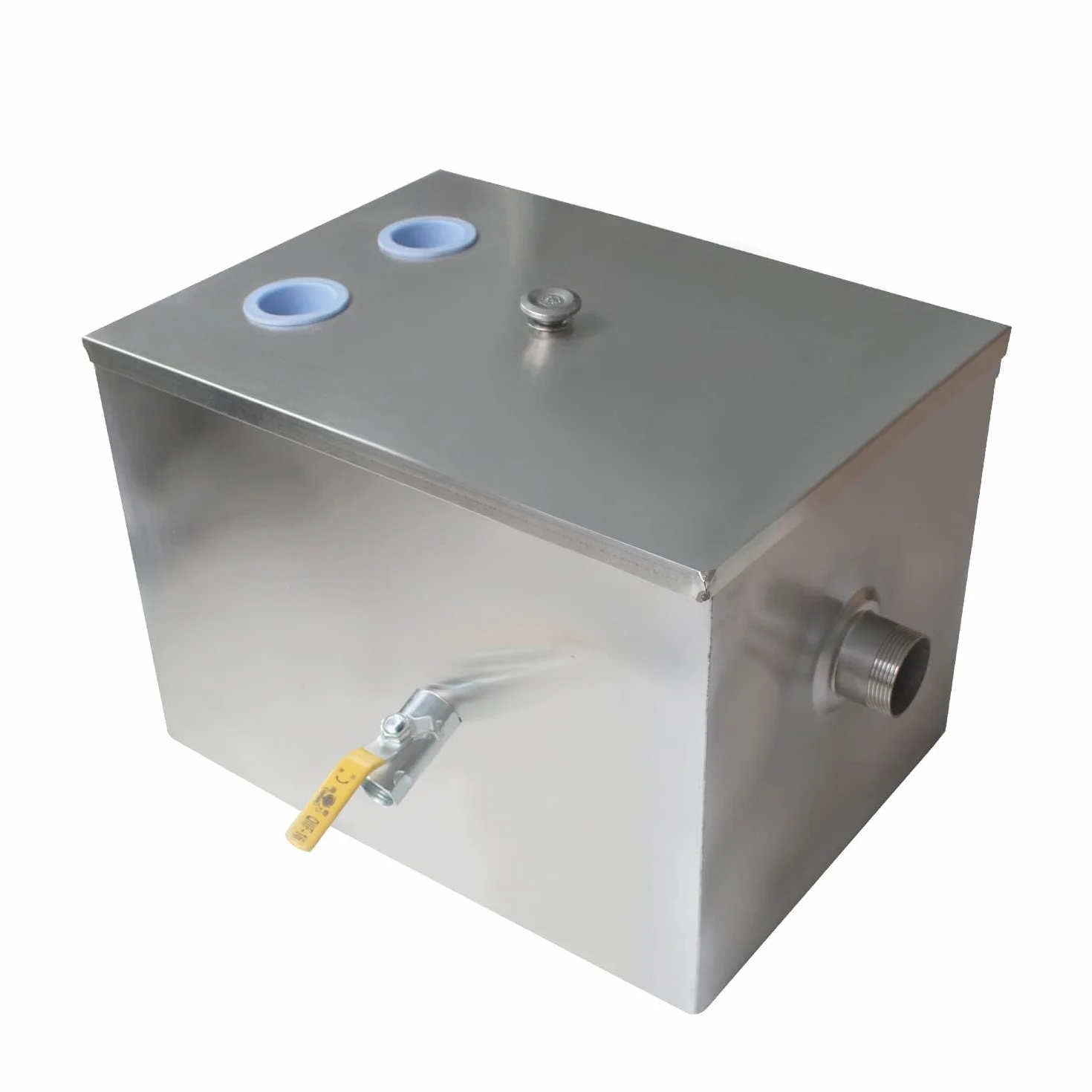 Separador de grasas bajo fregadero inox 2 entrada interceptor grasa decantador