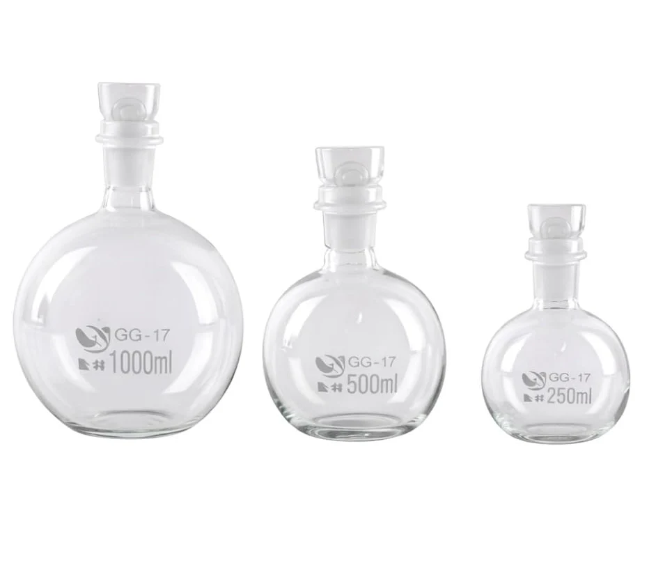 Matraz de Fondo Plano de Vidrio Borosilicato, Cuello Único con Junta 24/29, Matraz para Destilación/Ebullición 150–2000 ml para Calentar y Reflujo(2000ML)