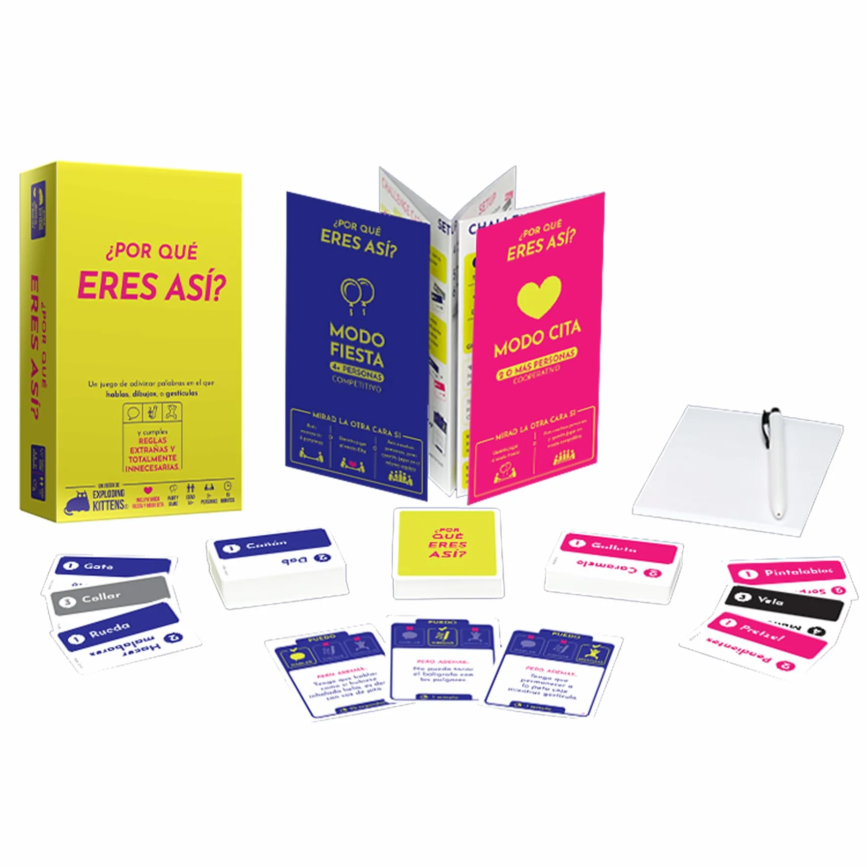 Asmodee ¿Por qué eres así? Juego de Adivinar Palabras, 14+ Años, 2+ Jugadores, 15 Minutos